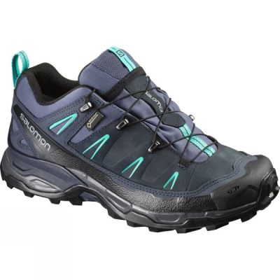 Botas de Montaña Salomon X Ultra LTR GTX Mujer - Azules Oscuro - Chile RGL350681